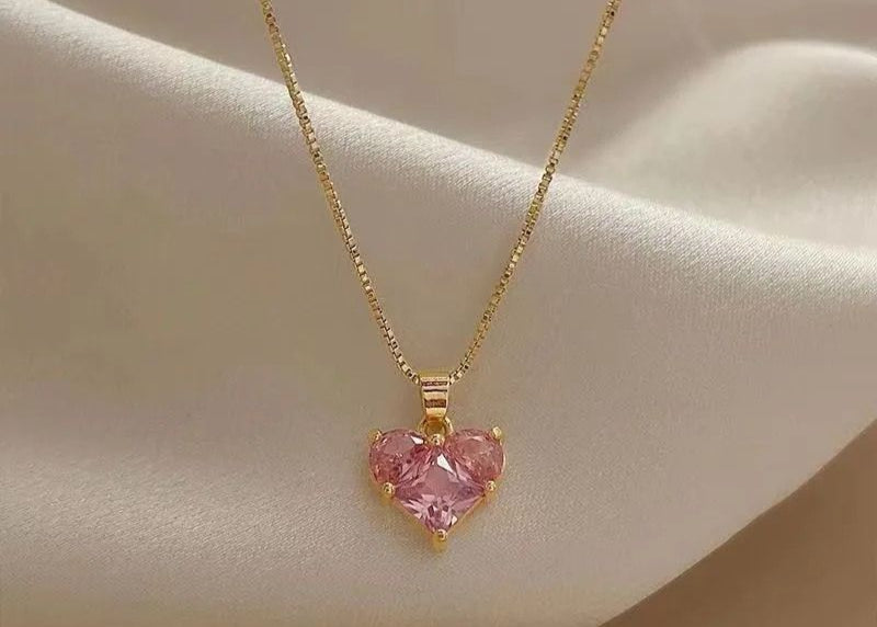 Pink Heart Pendant