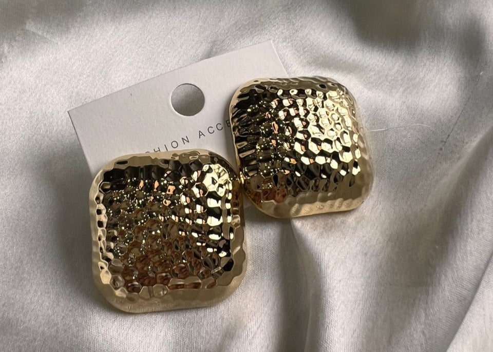 Hammered Texture Earrings