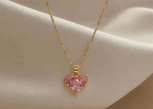 Pink Heart Pendant