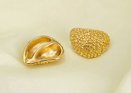Golden Chunk Earrings