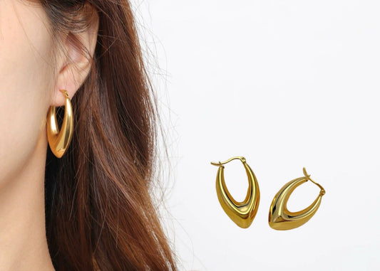 Golden Leaf Earrings